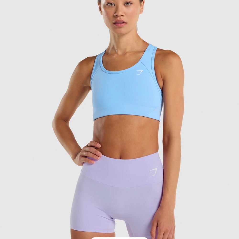 Gym shark blue sport bra